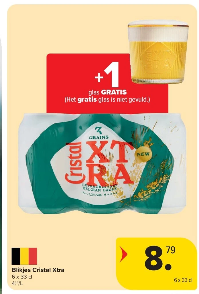 Blikjes Cristal Xtra