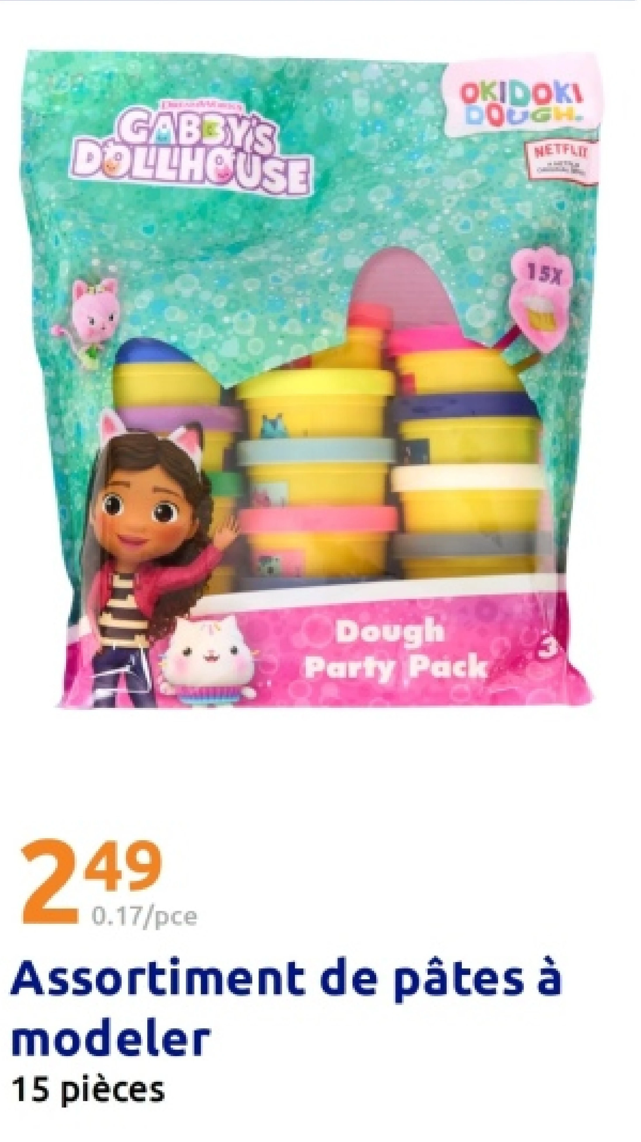 Assortiment de pâtes à modeler