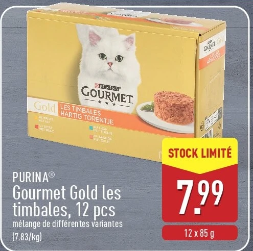 Gourmet Gold les timbales, 12pcs