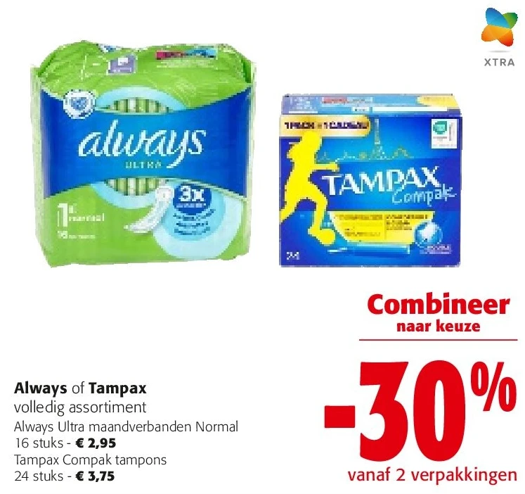 Always Ultra maandverbanden Normal 16 stuks