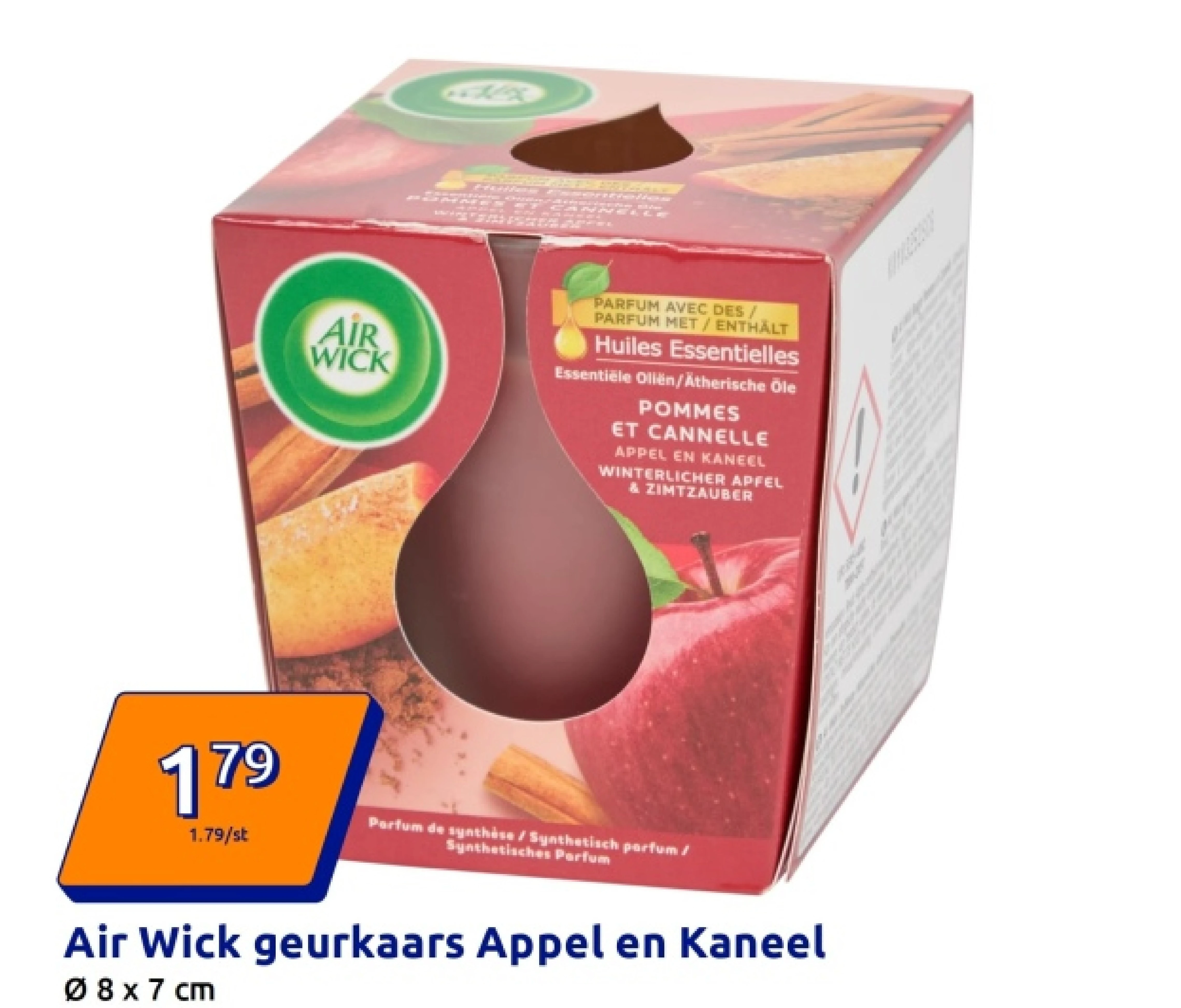 Air Wick geurkaars Appel en Kaneel