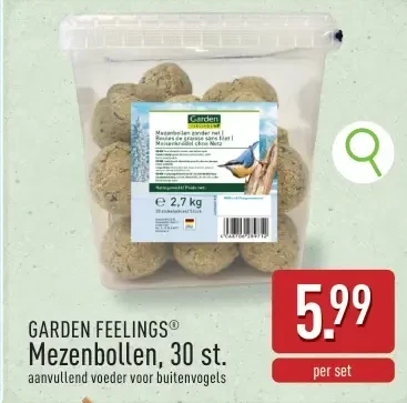 Mezenbollen, 30 st.