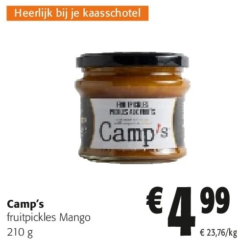 Camp's fruitpickles Mango 210 g