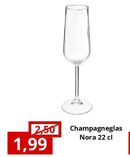 Champagneglas Nora 22 cl