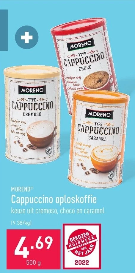 Cappuccino oploskoffie