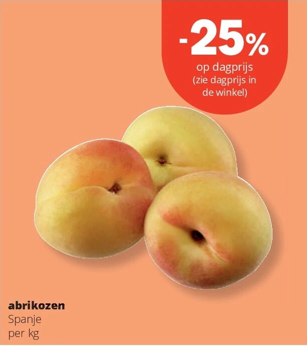 abrikozen Spanje per kg