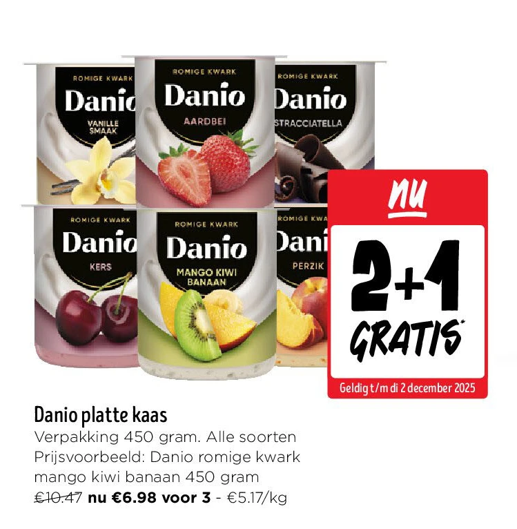 Danio platte kaas