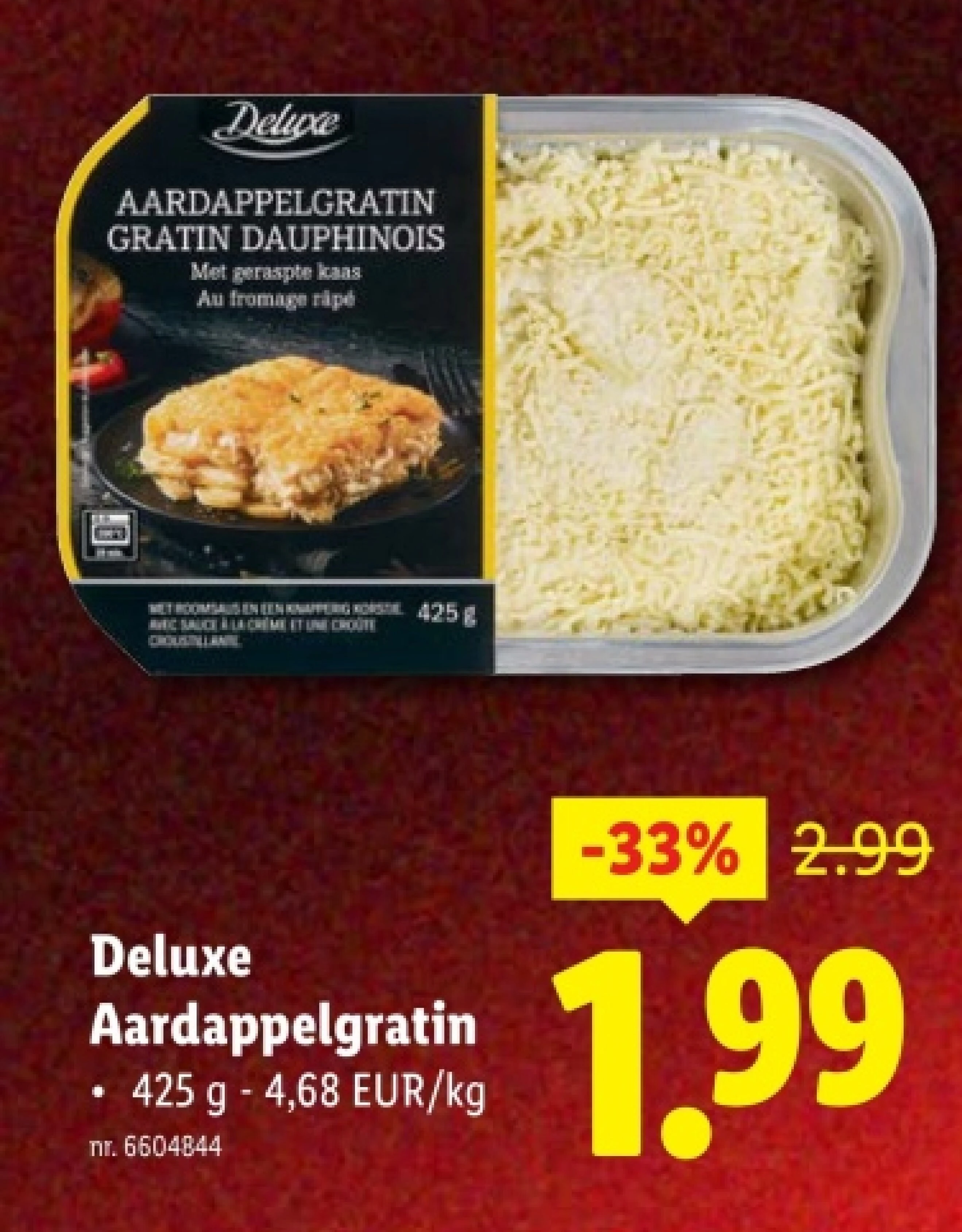Aardappelgratin