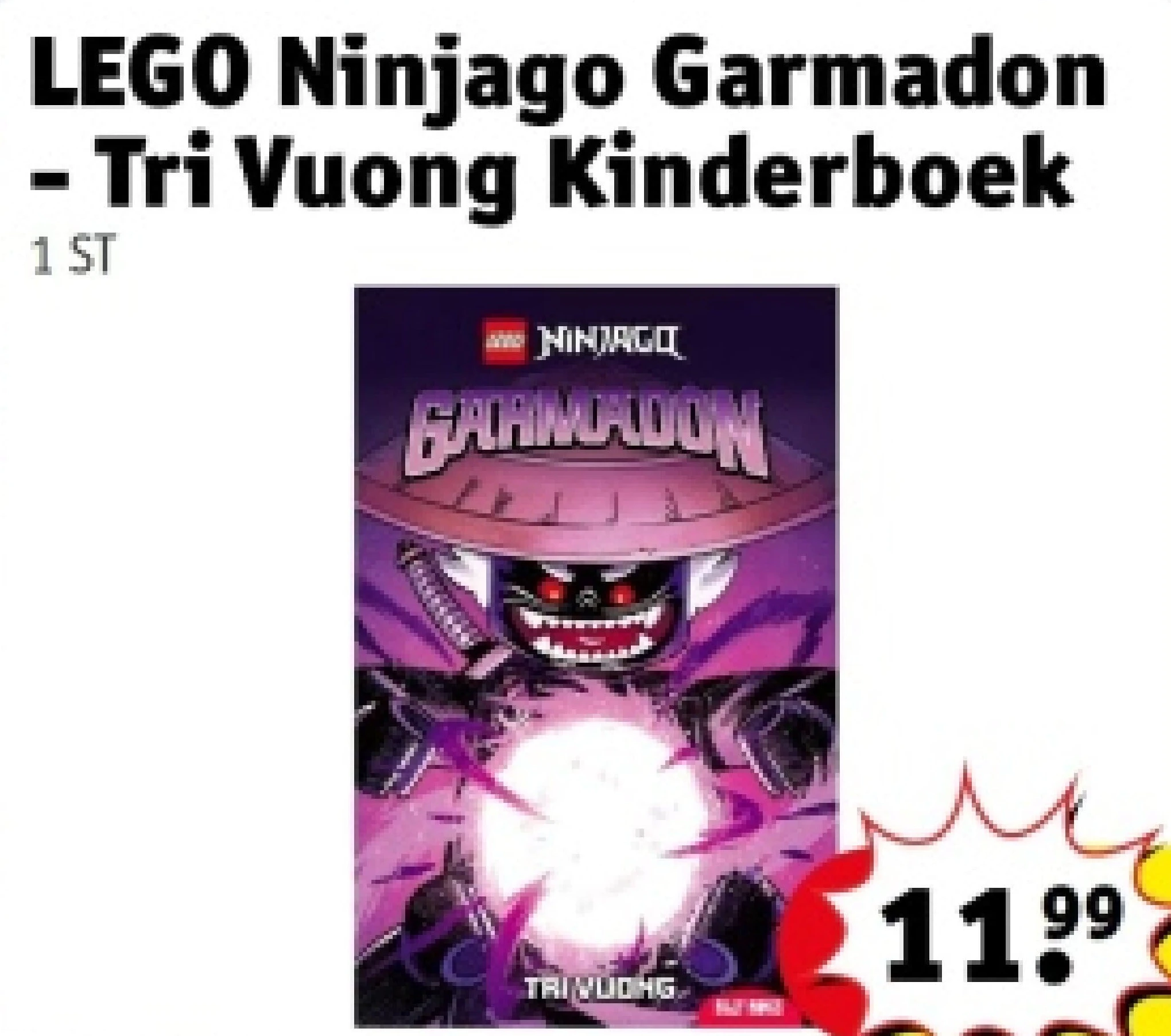 LEGO Ninjago Garmadon - Tri Vuong Kinderboek