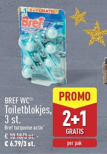 Toiletblokjes, 3st.