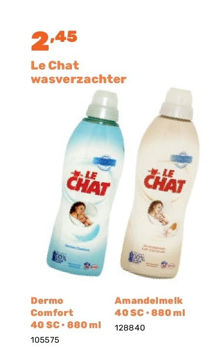 Le Chat wasverzachter