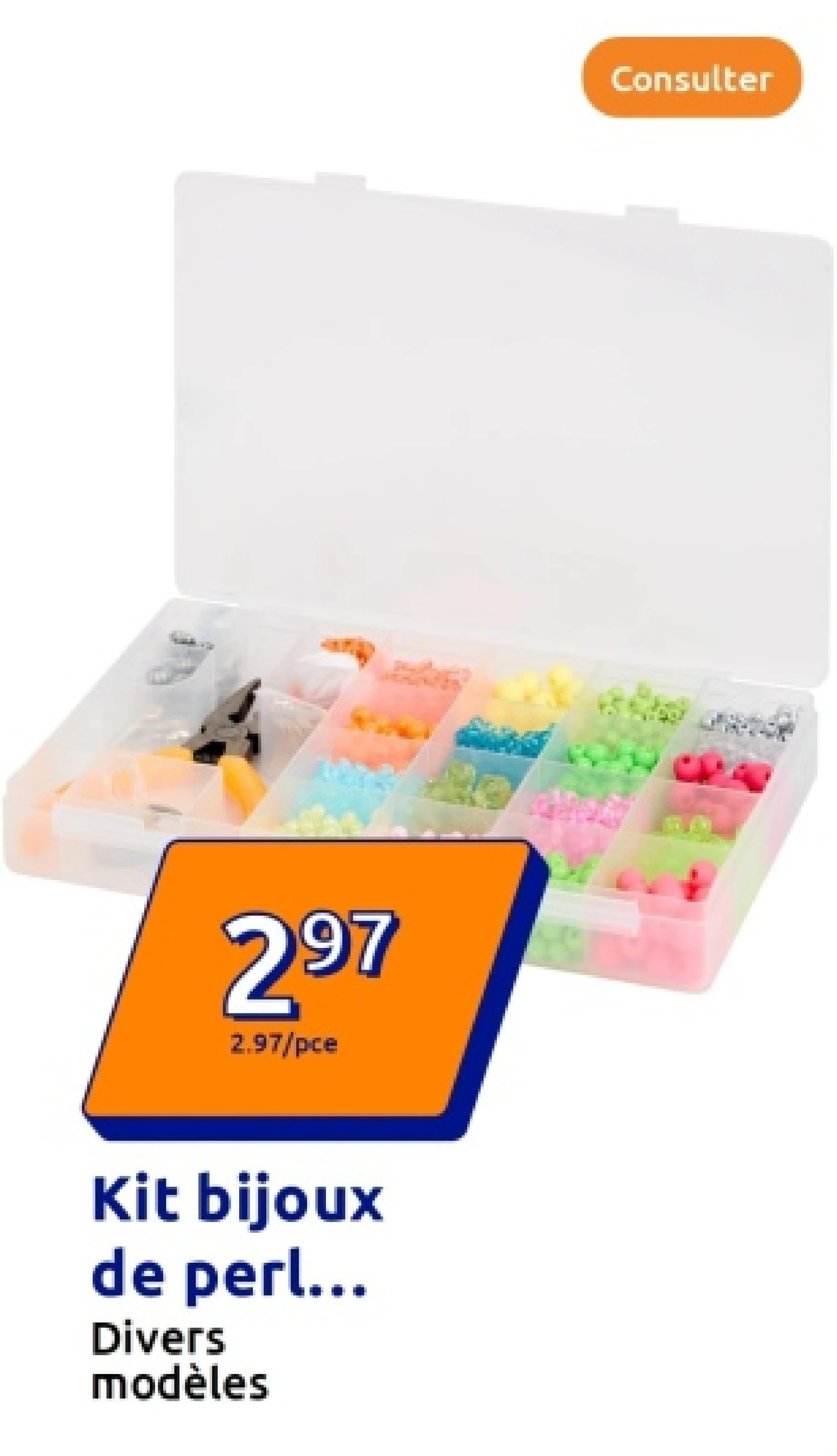 Kit bijoux de perles premium Avec