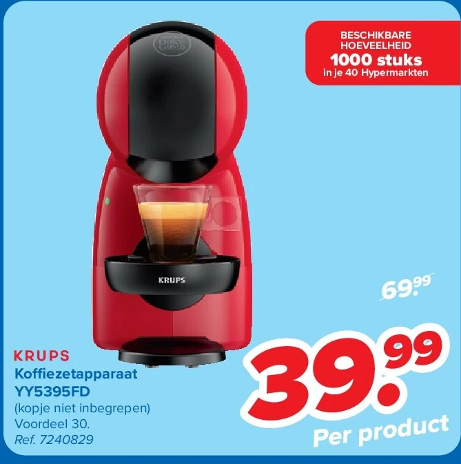 Koffiezetapparaat YY5395FD