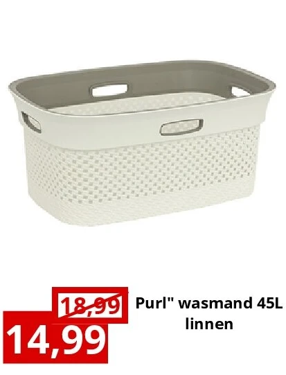 Purl" wasmand 45Llinnen