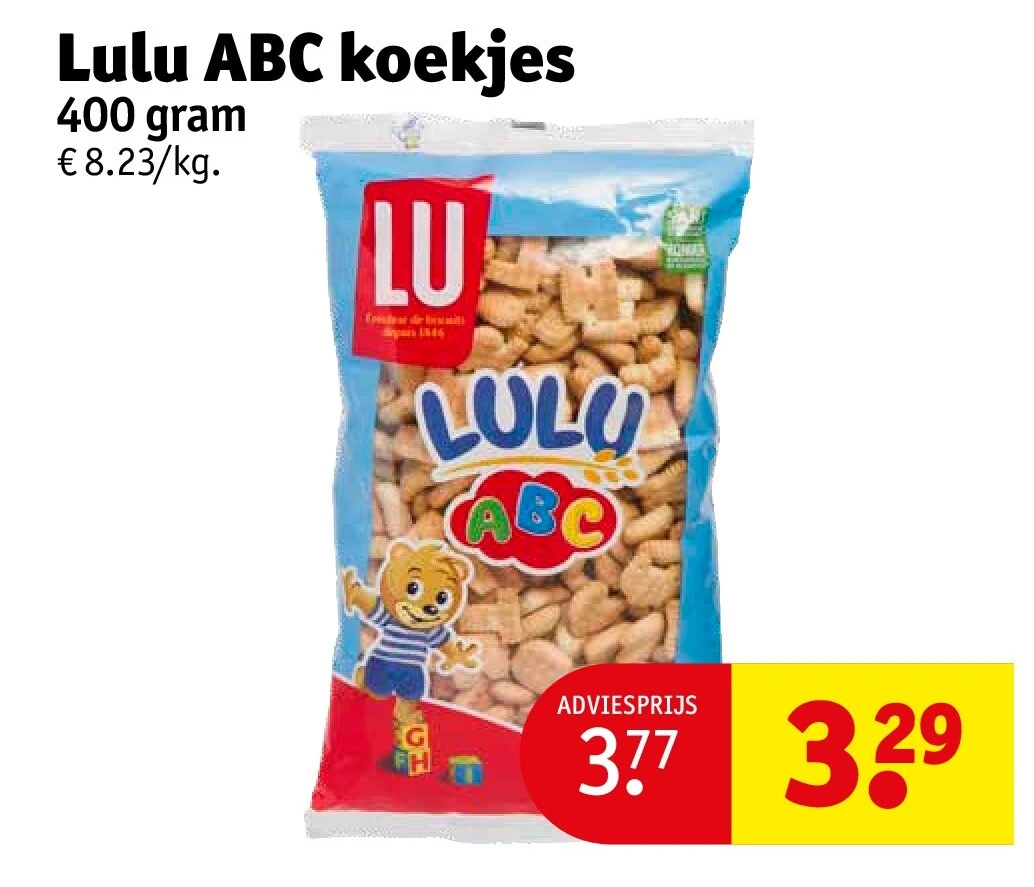 Lulu ABC koekjes