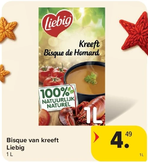 Bisque van kreeft Liebig