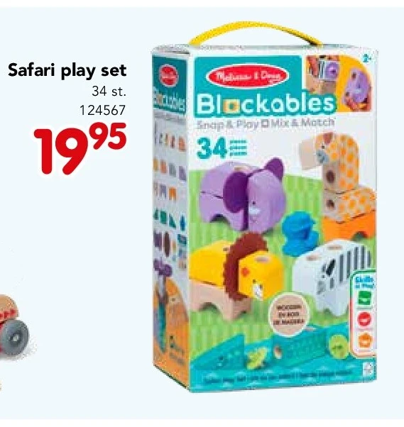Safari play set 34 st.