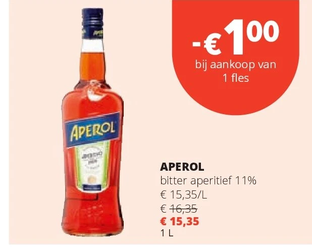 APEROL bitter aperitief 11%