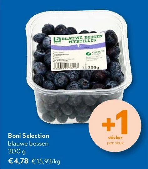 Boni Selection blauwe bessen 300 g
