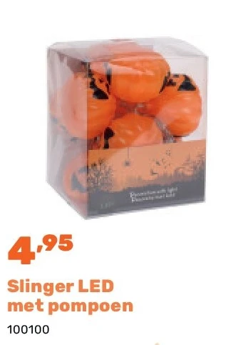 Slinger LED met pompoen