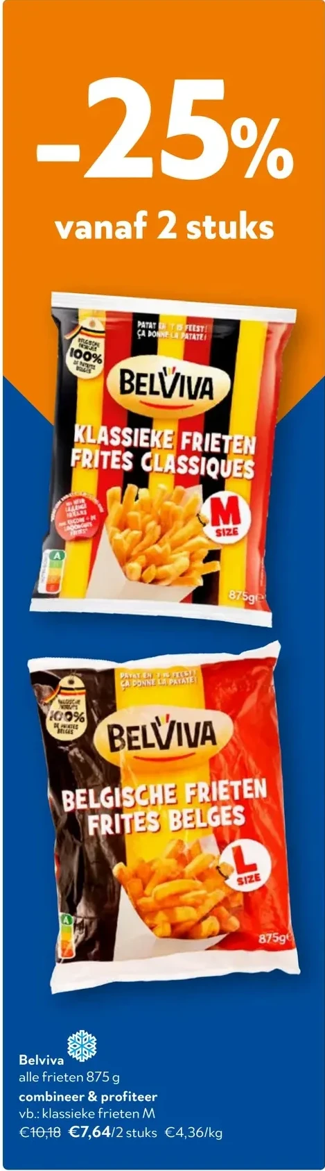 Belviva klassieke frieten M