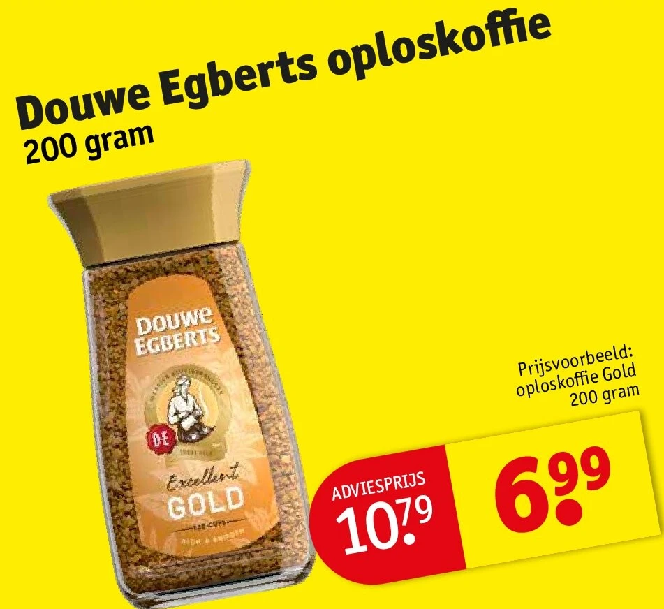 Douwe Egberts oploskoffie