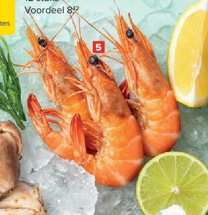 Roze garnalen uit Madagaskar Kwaliteitsketen Carrefour