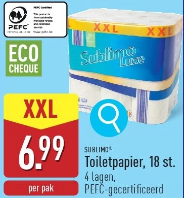 Toiletpapier, 18 st.