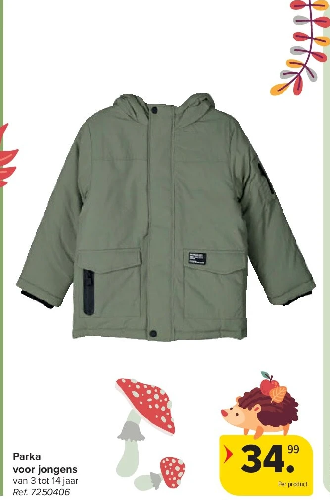 Parka voor jongens