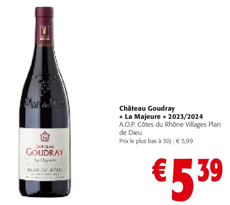 Château Goudray « La Majeure » 2023/2024