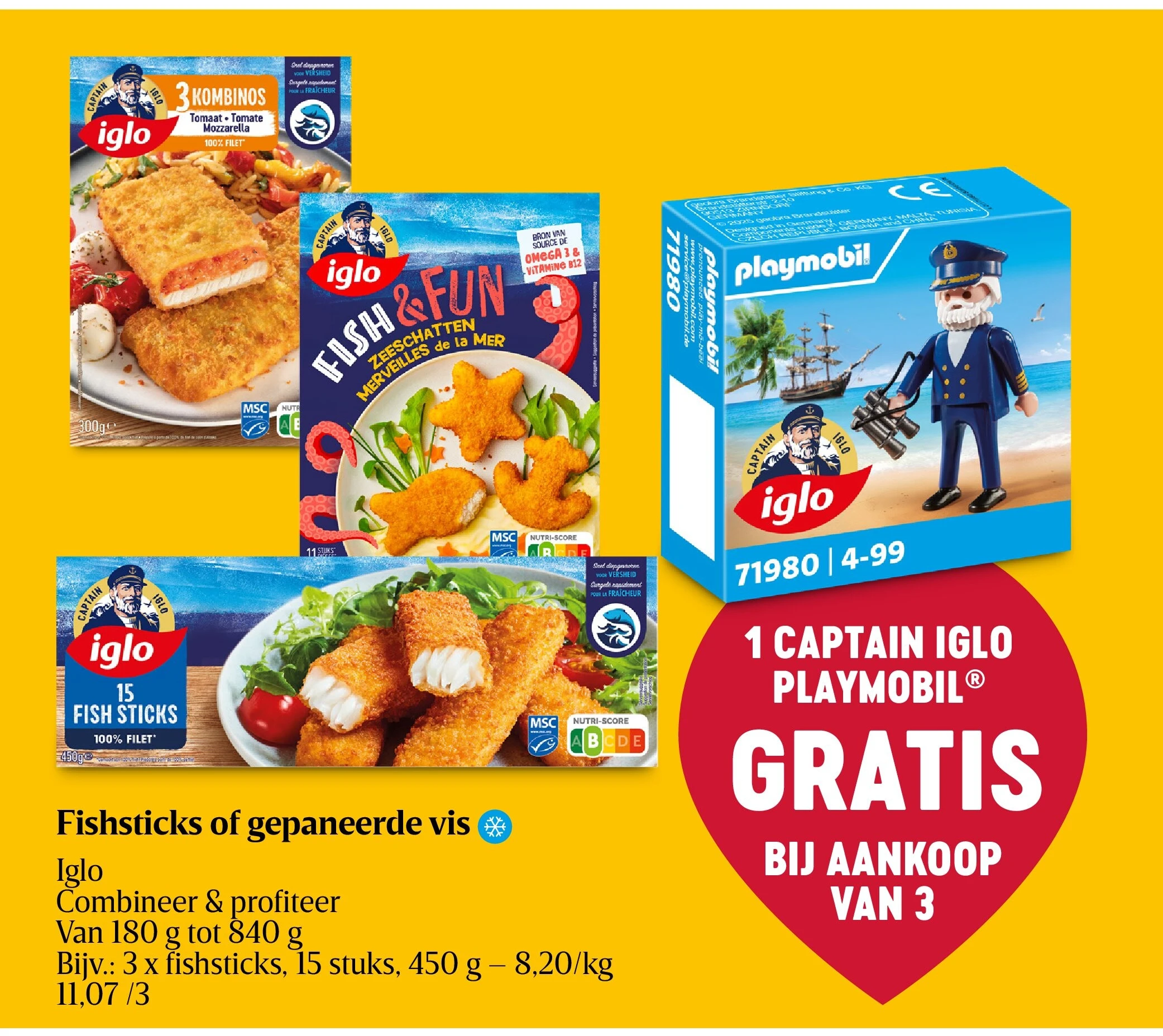 Fishsticks of gepaneerde vis