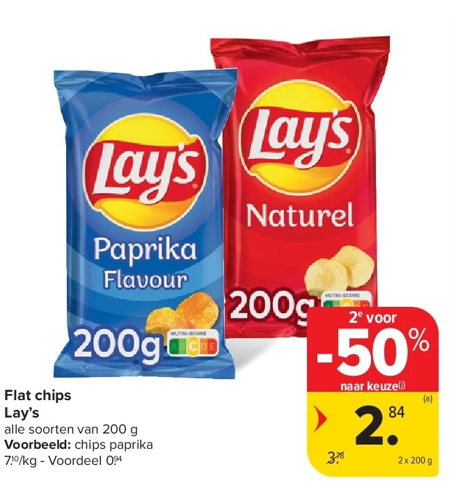 Flat chips Lay’s