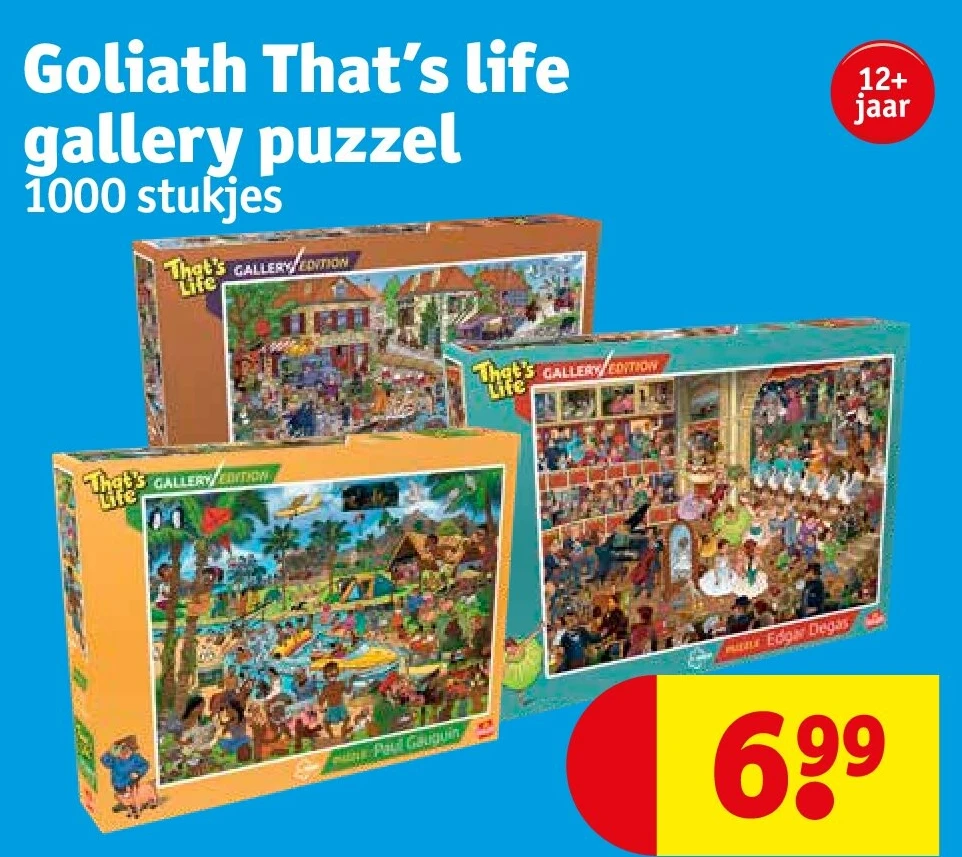 Goliath That’s life gallery puzzel