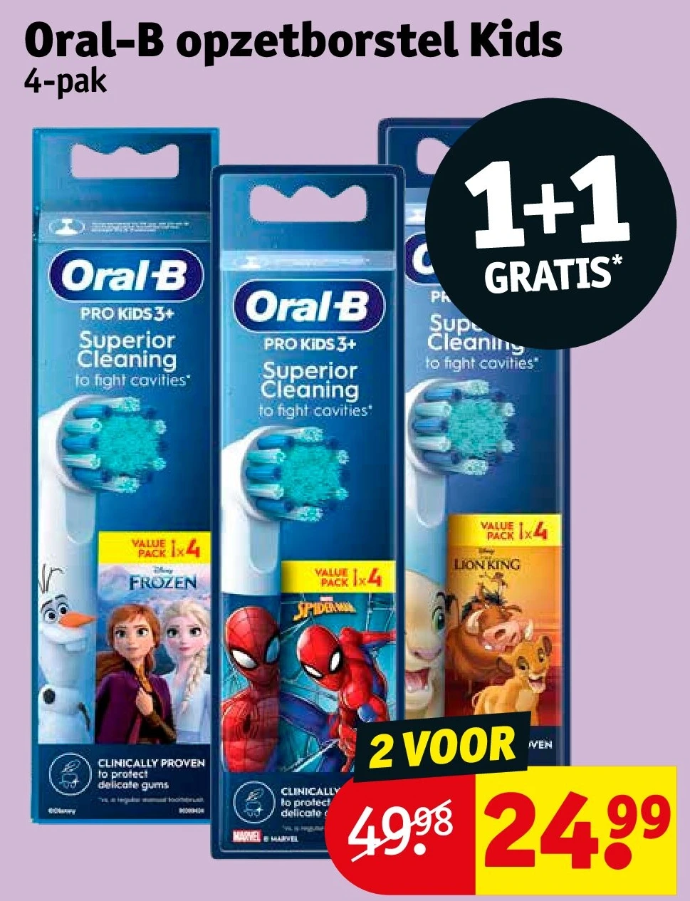 Oral-B opzetborstel Kids