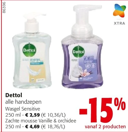 Dettol Wasgel Sensitive 250 ml