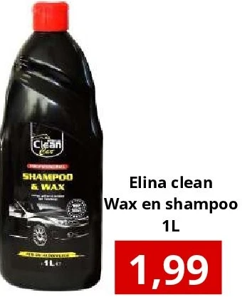 Elina clean Wax en shampoo 1L
