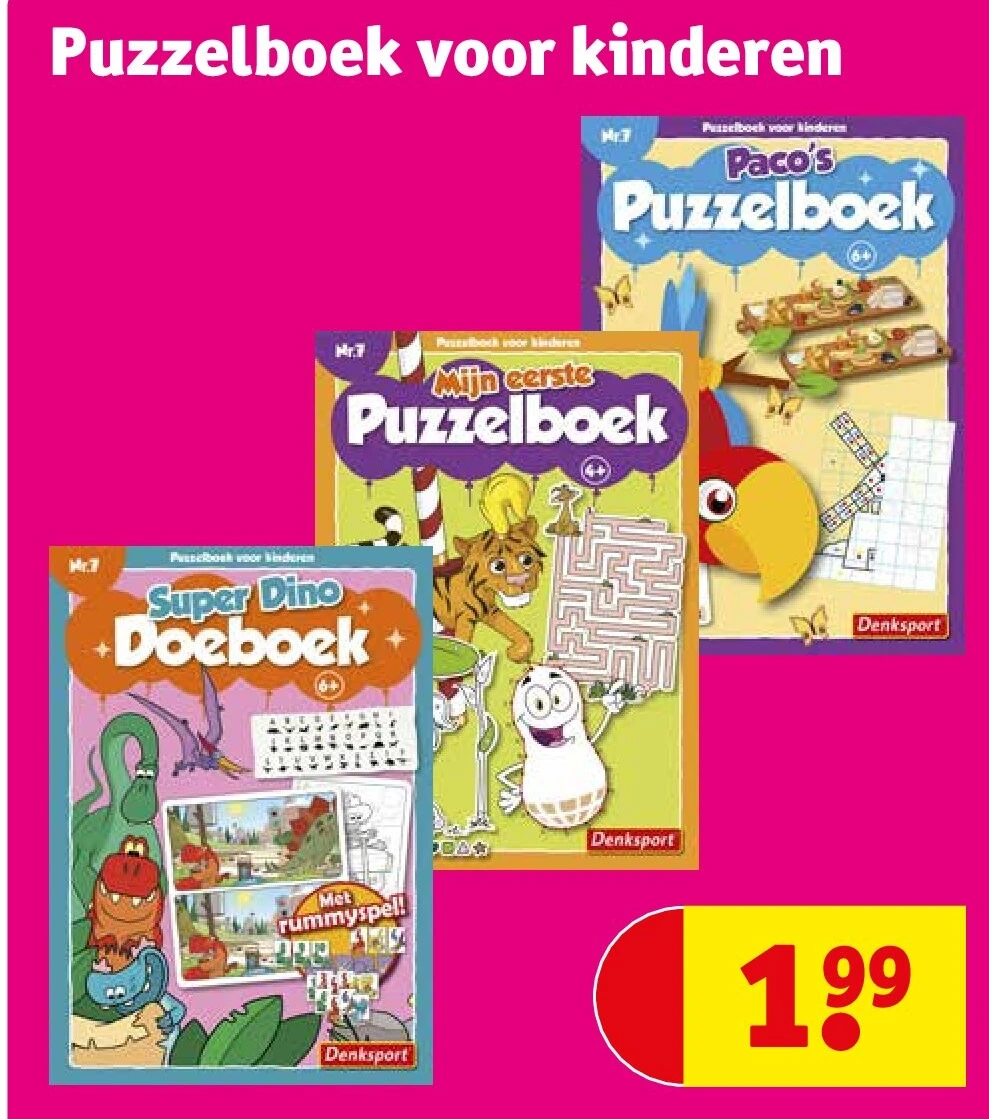 Puzzelboek voor kinderen