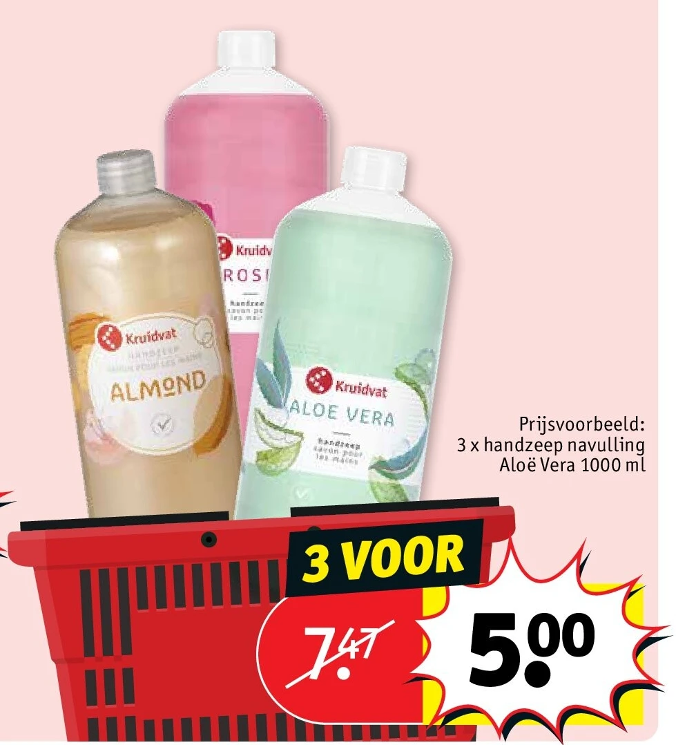 Kruidvat handzeep navulling