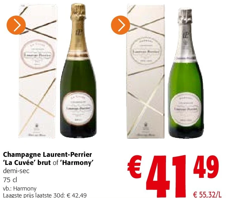 Champagne Laurent-Perrier ‘La Cuvée’ brut of ‘Harmony