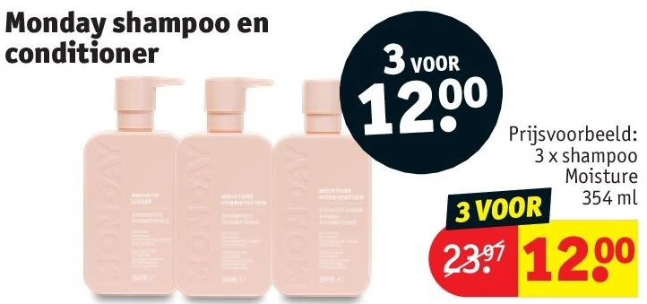 Monday shampoo en conditioner