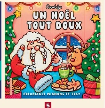 Livre de coloriage - Un Noël tout doux