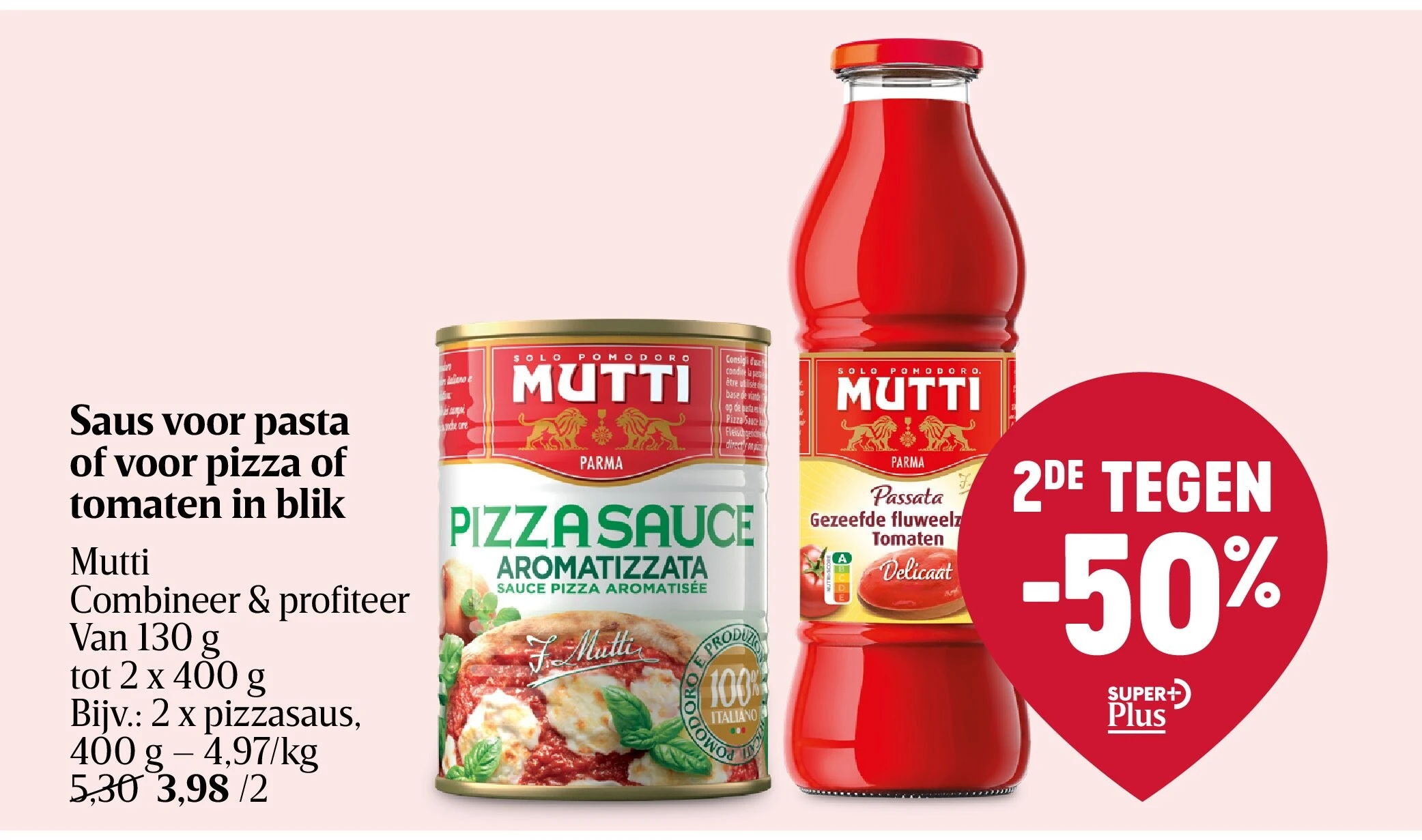 Saus voor pasta of voor pizza of tomaten in blik