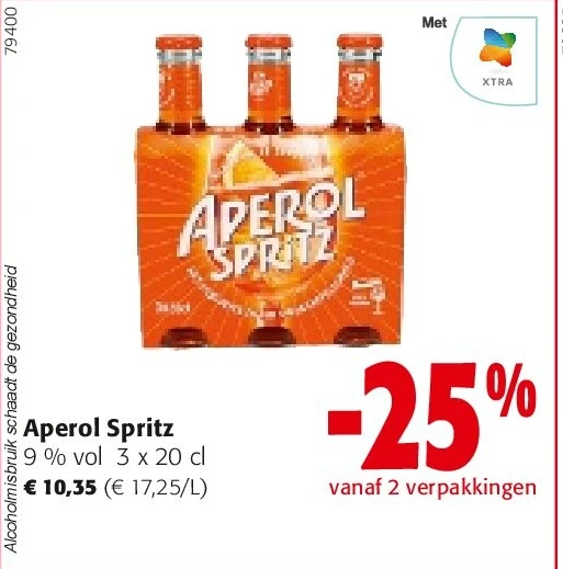 Aperol Spritz 9 % vol 3 x 20 cl