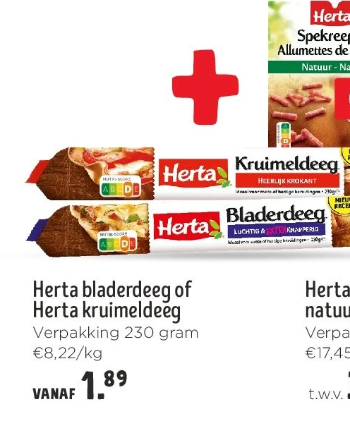 Herta bladerdeeg of Herta kruimeldeeg