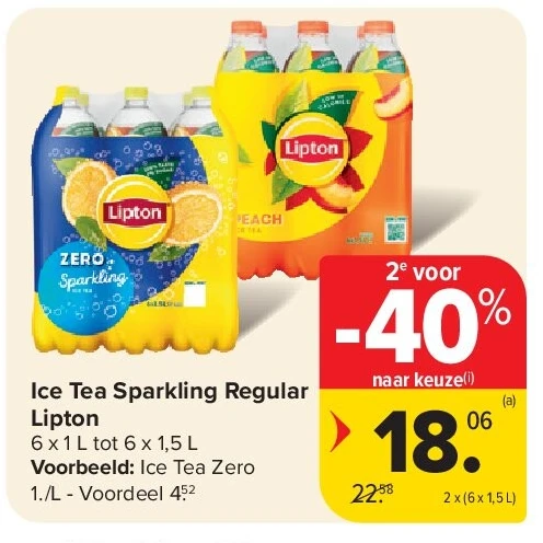 Ice Tea Sparkling Regular Lipton
