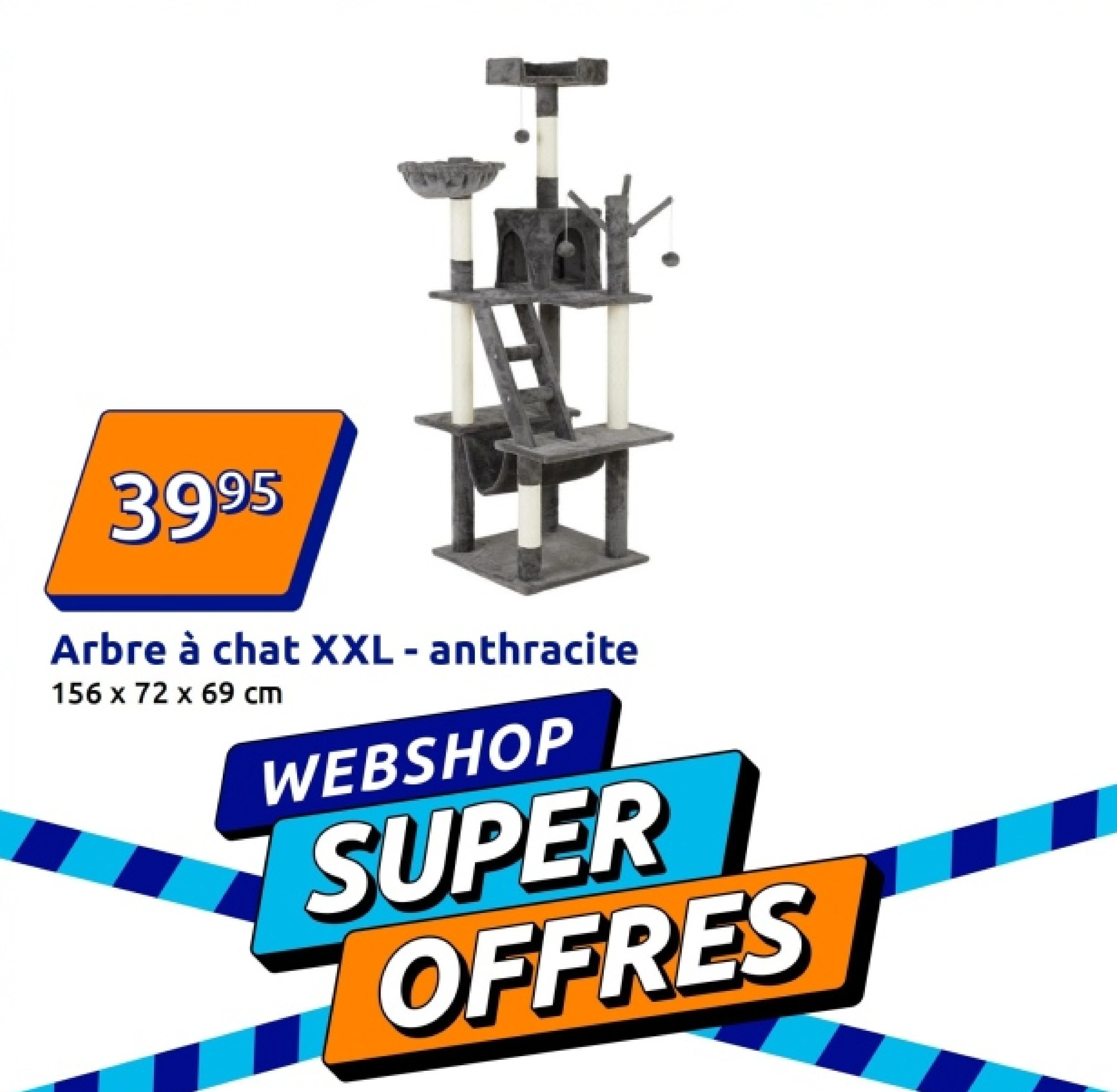 Arbre à chat XXL - anthracite