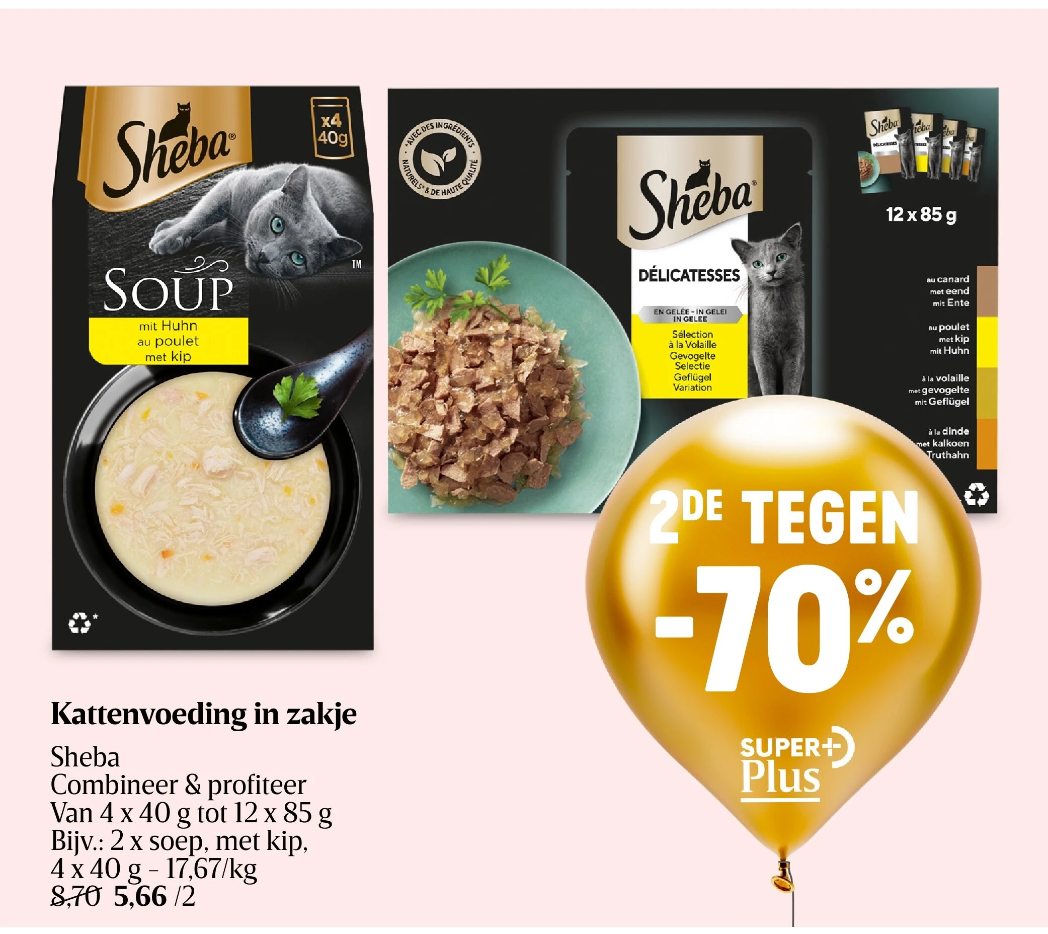 Kattenvoeding in zakje