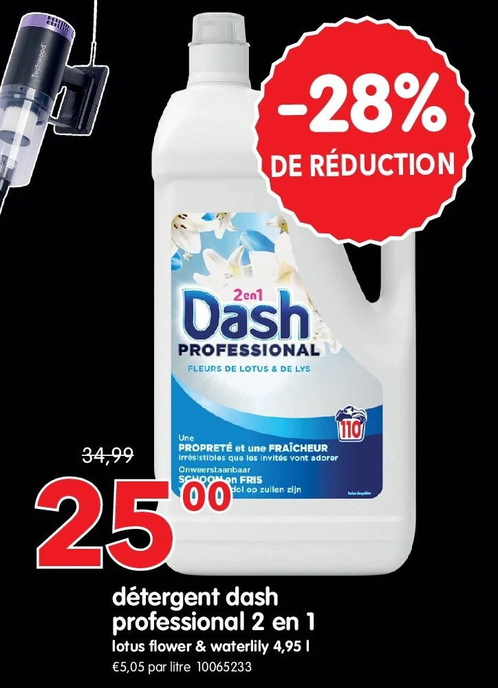 détergent dash professional 2 en 1