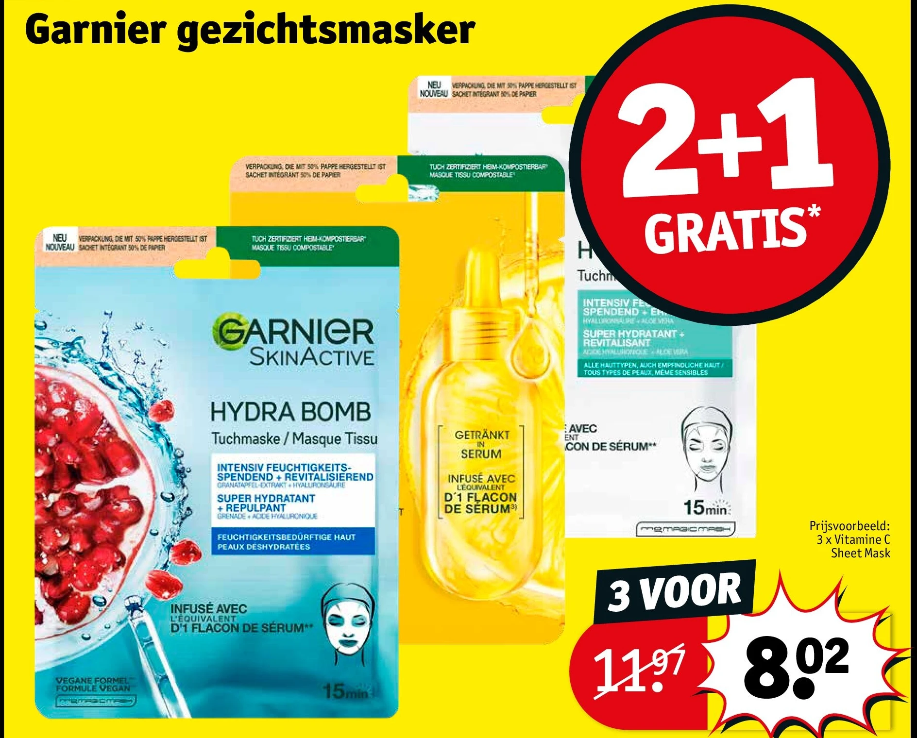 Garnier gezichtsmasker