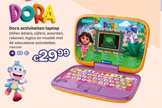 Dora activiteiten laptop